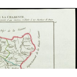 Gravure de 1802 - Département de la Charente - 3