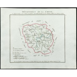 Gravure de 1802 - Département de la Creuse - 1