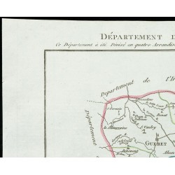 Gravure de 1802 - Département de la Creuse - 2