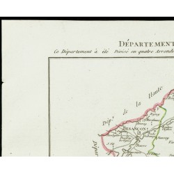 Gravure de 1802 - Département du Doubs - 2