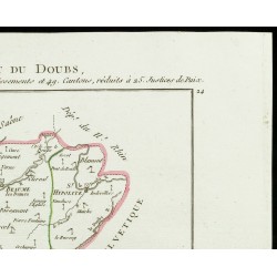 Gravure de 1802 - Département du Doubs - 3