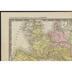 1850ca - Carte des Empires d’Orient et d’Occident 