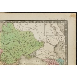 1850ca - Carte des Empires d’Orient et d’Occident 