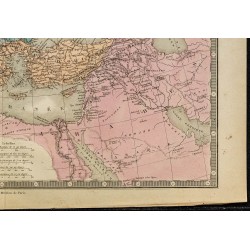 1850ca - Carte d'Europe après les invasions arabes 
