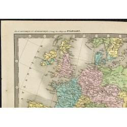 1850ca - Carte de l'Europe après Charlemagne 