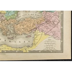 1850ca - Carte de l'Europe après Charlemagne 
