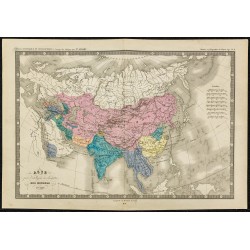 1850ca - Empire des mongols en 1227 
