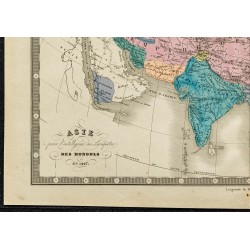 1850ca - Empire des mongols en 1227 