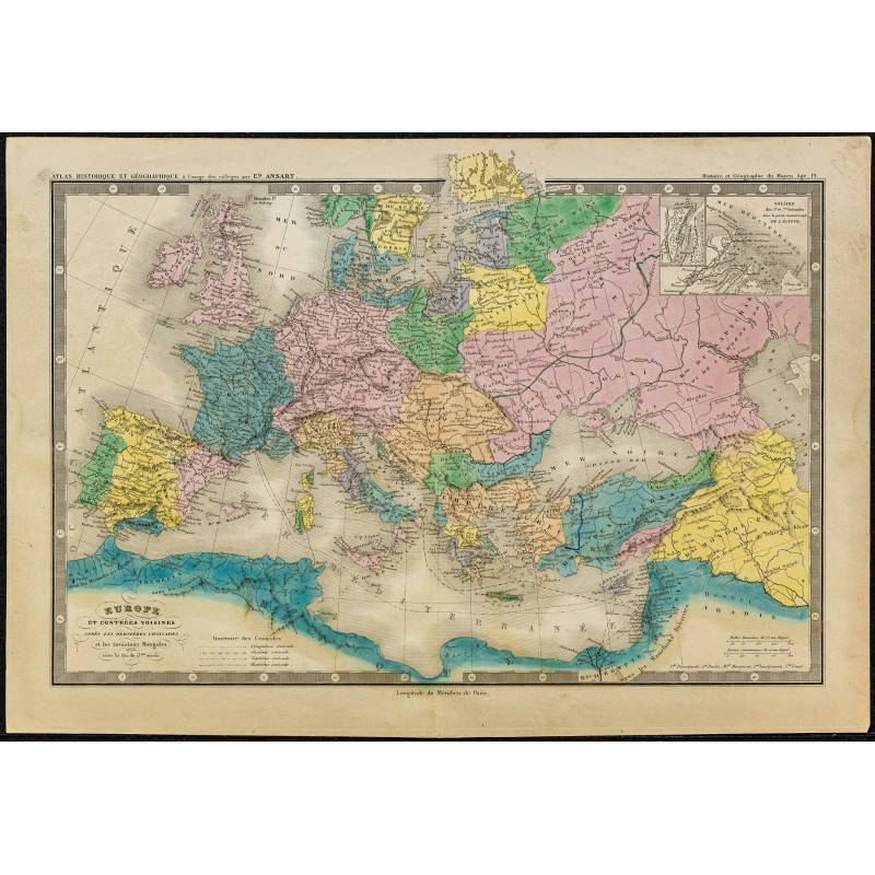 1850ca - Europe après les dernières croisades 