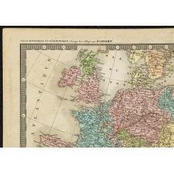 1850ca - Europe et prise de Constantinople en 1453 