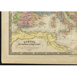 1850ca - Europe et prise de Constantinople en 1453 