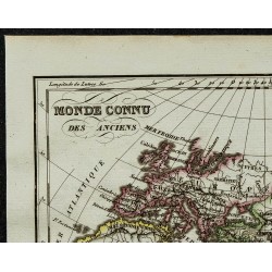 1822 - Carte du monde connu des anciens 