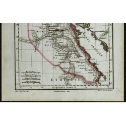 1822 - Carte de l'Egypte antique 