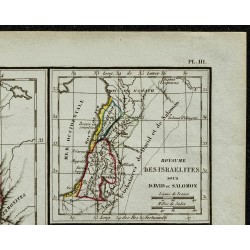 1822 - Carte de la Palestine 