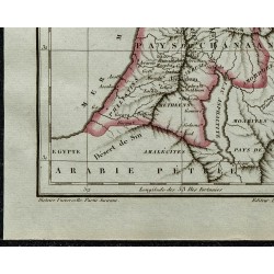 1822 - Carte de la Palestine 