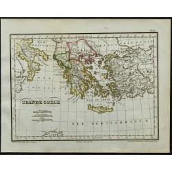 1822 - Carte de la grande Grèce 