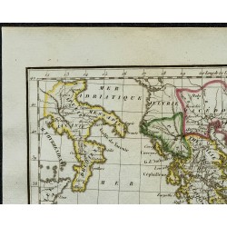 1822 - Carte de la grande Grèce 