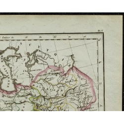 1822 - Carte de l'Empire d'Alexandre le Grand 