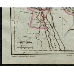 1822 - Carte de l'Empire d'Alexandre le Grand 
