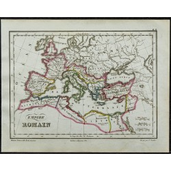 1822 - Carte de l'Empire romain 