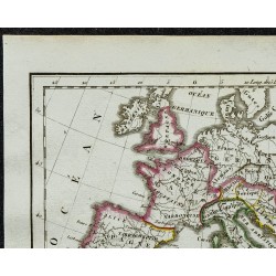 1822 - Carte de l'Empire romain 
