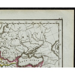 1822 - Carte de l'Empire romain 