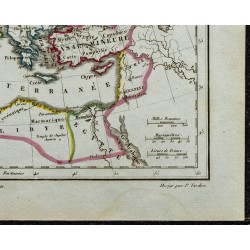 1822 - Carte de l'Empire romain 