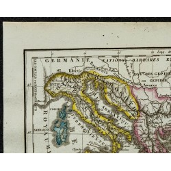 1822 - Carte de l'Empire Grec 