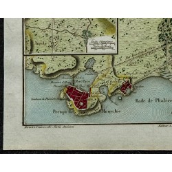 1822 - Plan d'Athènes et de Sparte 