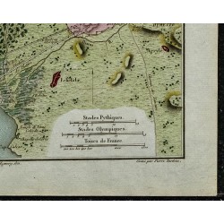 1822 - Plan d'Athènes et de Sparte 