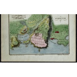 1822 - Plan de Jérusalem et Syracuse 