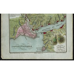 1822 - Plan de Rome et de Constantinople 