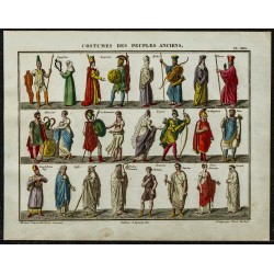 1822 - Costumes de peuples anciens 