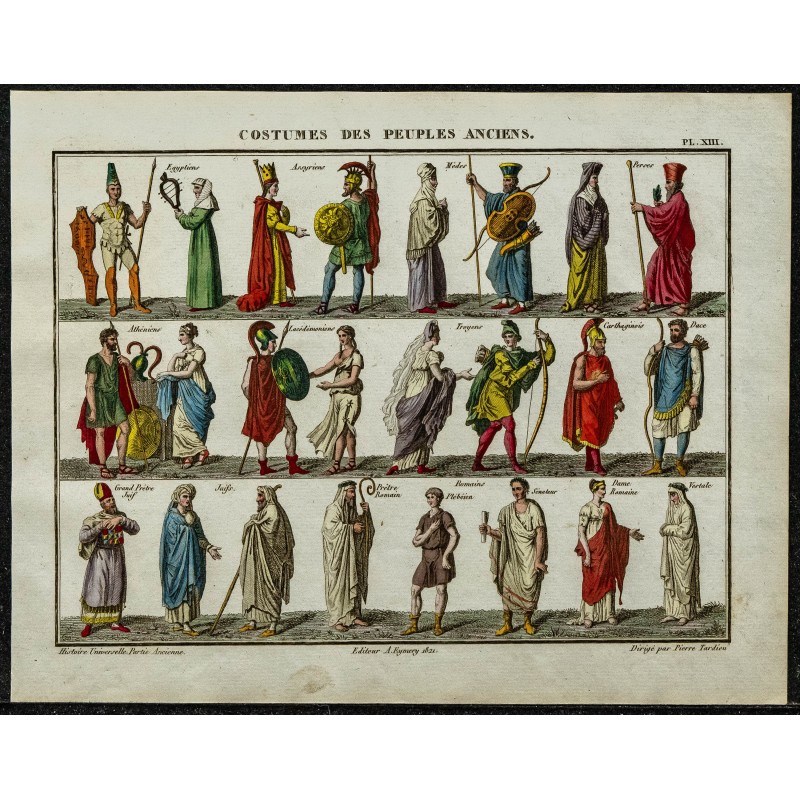 1822 - Costumes de peuples anciens 1822 - Costumes de peuples anciens