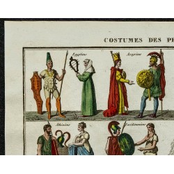 1822 - Costumes de peuples anciens 