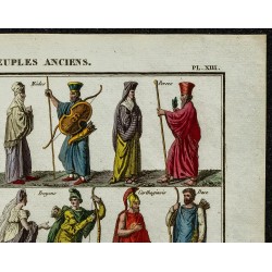 1822 - Costumes de peuples anciens 