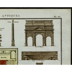 1822 - Architecture et monuments romains et grecs 