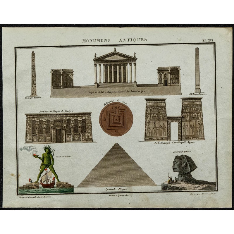 1822 - Architecture et monuments grecs, romains & égyptiens 