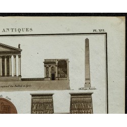1822 - Architecture et monuments grecs, romains & égyptiens 