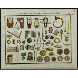 1822 - Instruments de Musique, Bijoux, Monnaies 