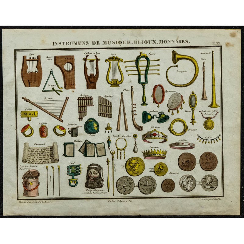 1822 - Instruments de Musique, Bijoux, Monnaies 