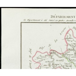 Gravure de 1802 - Département du Gard - 2