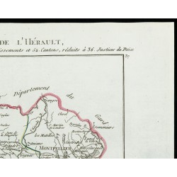 Gravure de 1802 - Département de l'Hérault - 3