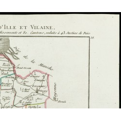 Gravure de 1802 - Département d'Ille et Vilaine - 3