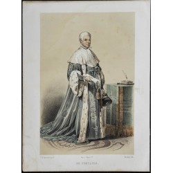 Gravure de 1846 - Portrait de Fontanes - 1