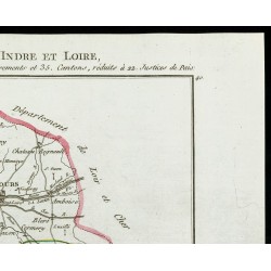 Gravure de 1802 - Département d'Indre et Loire - 3