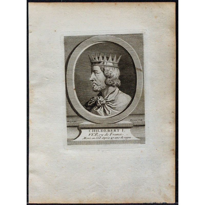 1778 - Portrait de Childebert I 1778 - Portrait de Childebert I