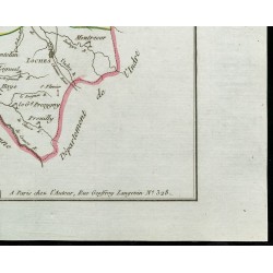 Gravure de 1802 - Département d'Indre et Loire - 5
