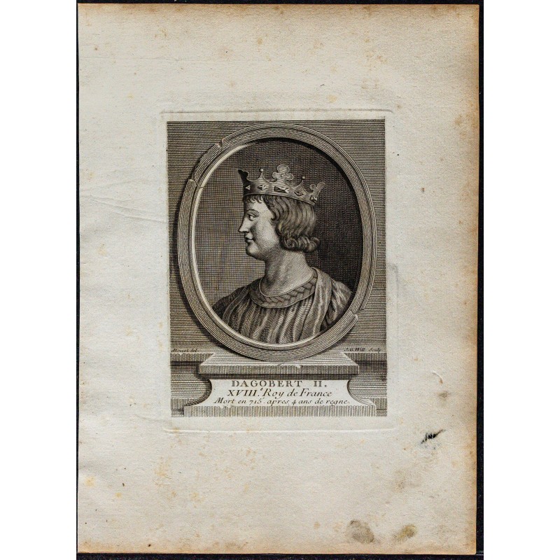 1778 - Portrait de Dagobert III 