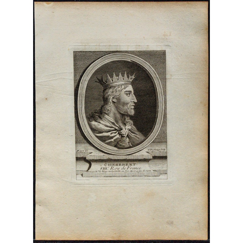 1778 - Portrait de Charibert I 1778 - Portrait de Charibert I